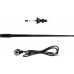 Universele opbouw antenne zwart AM / FM (DAB+ ready), rubber spriet