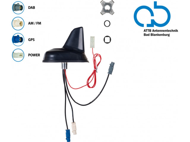 Bad Blankenburg Shark Dak antenne AM/FM DAB+ GPS