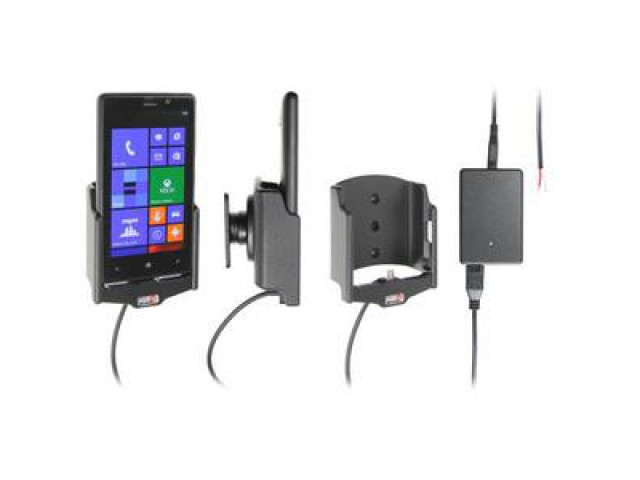 Nokia Lumia 820 Actieve houder met vaste voeding. Let op: Uitlopend artikel, Kan niet retour!