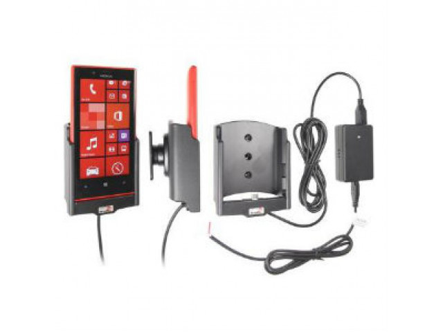 Nokia Lumia 720 Actieve houder met vaste voeding. Let op: Uitlopend artikel, Kan niet retour!