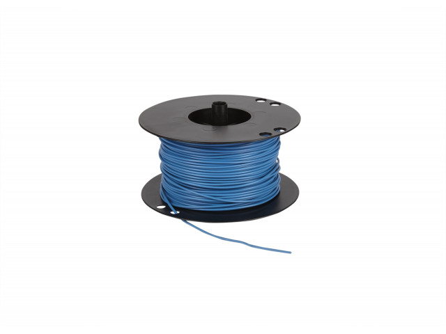 Voedingskabel haspel 0.75 mm² blauw 100 Meter