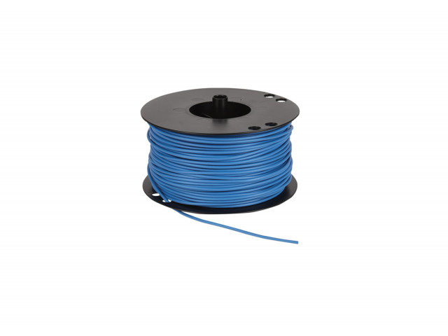 Voedingskabel haspel 1.50 mm² blauw 100 Meter