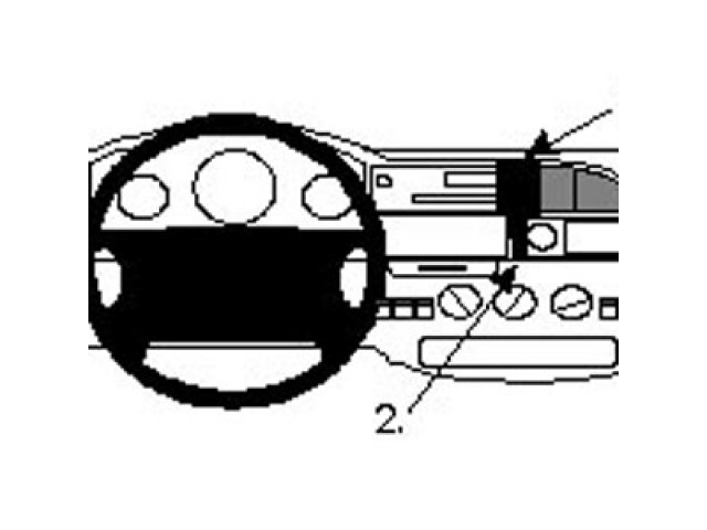 ProClip - Ford Transit 1995-1999 Center mount. LET OP: UITLOPEND ARTIKEL. KAN NIET RETOUR!