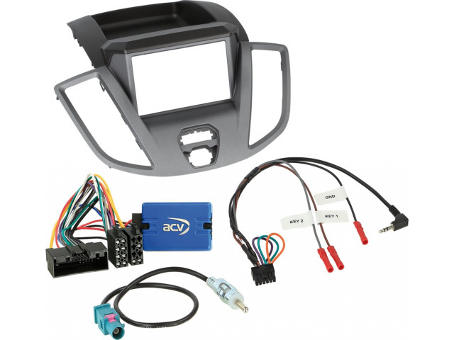 2-DIN Kit Ford Transit 2014-2019 met vak