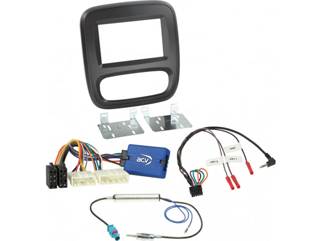 2-DIN kit Fiat/Nissan/Opel/Renault handmatige klimaatregeling