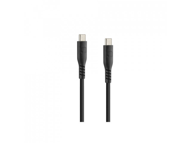 Optiline siliconen laad en synchronisatiekabel USB C -> USB C - 150cm  met verstevigde hals  