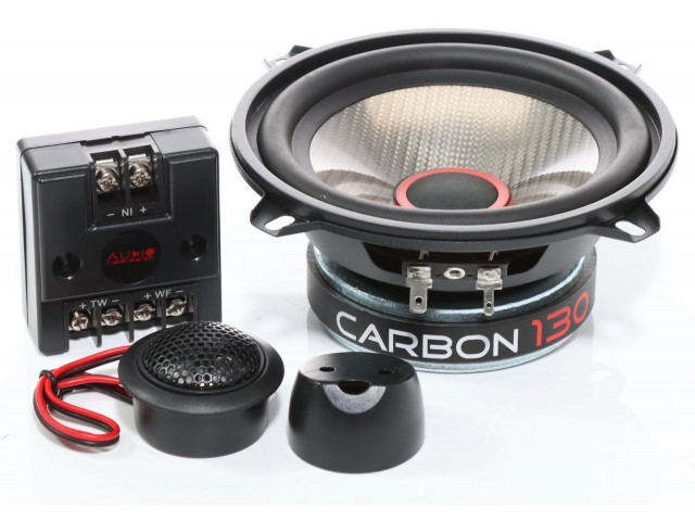 Carbon- Series 130mm 2-weg Composet 2x110/70 watt