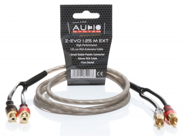 AUDIO SYSTEM HIGH-PERFORMANCE RCA-KABEL 1250mm OFC cinch-kabelverlenging