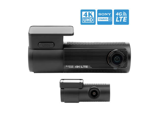 BlackVue DR970-2CH Plus LTE Premium 4K UHD Cloud Dashcam 64GB